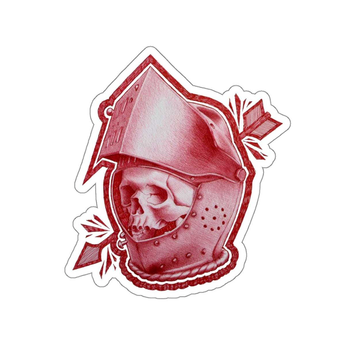 Premium Skull Knight Sticker V.2