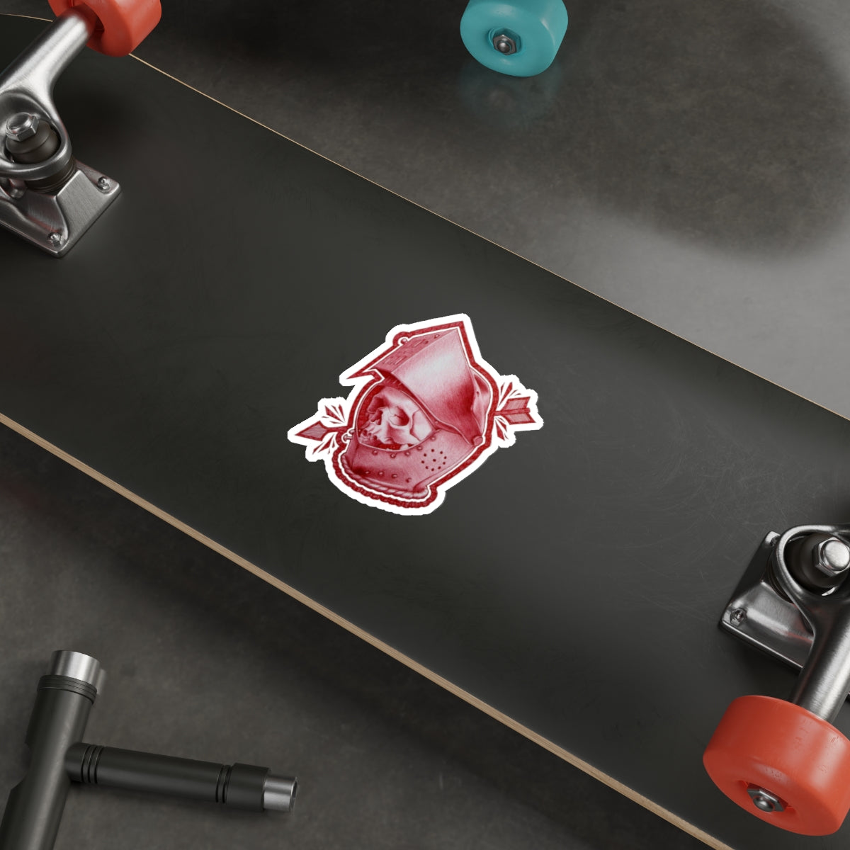 Premium Skull Knight Sticker V.2