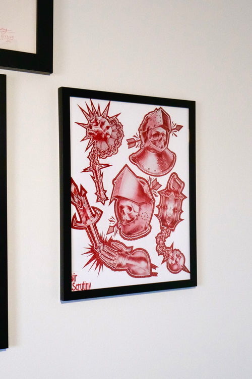 Gallery Quality Print "Dark Fantasy Flash Sheet"
