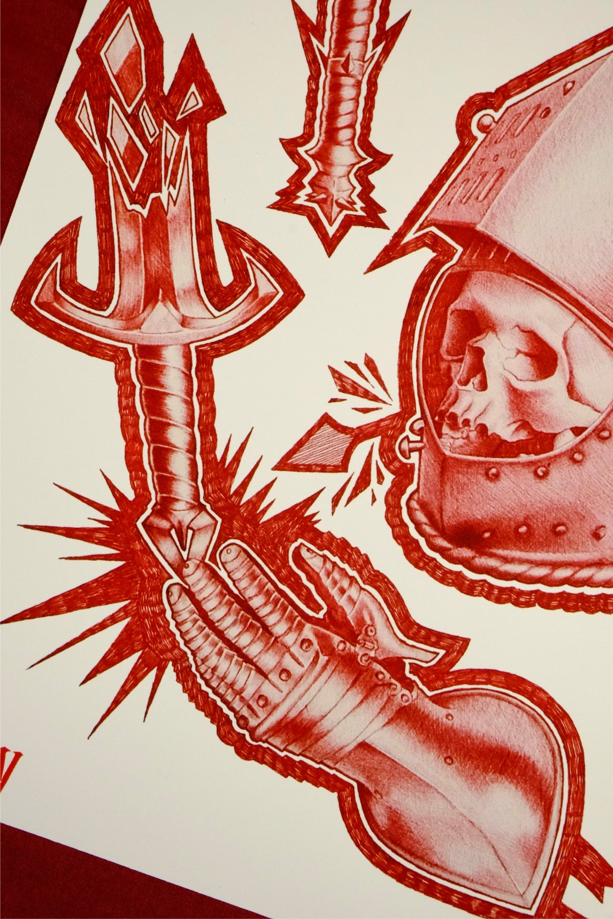 Gallery Quality Print "Dark Fantasy Flash Sheet"