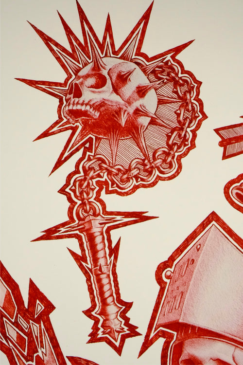 Gallery Quality Print "Dark Fantasy Flash Sheet"