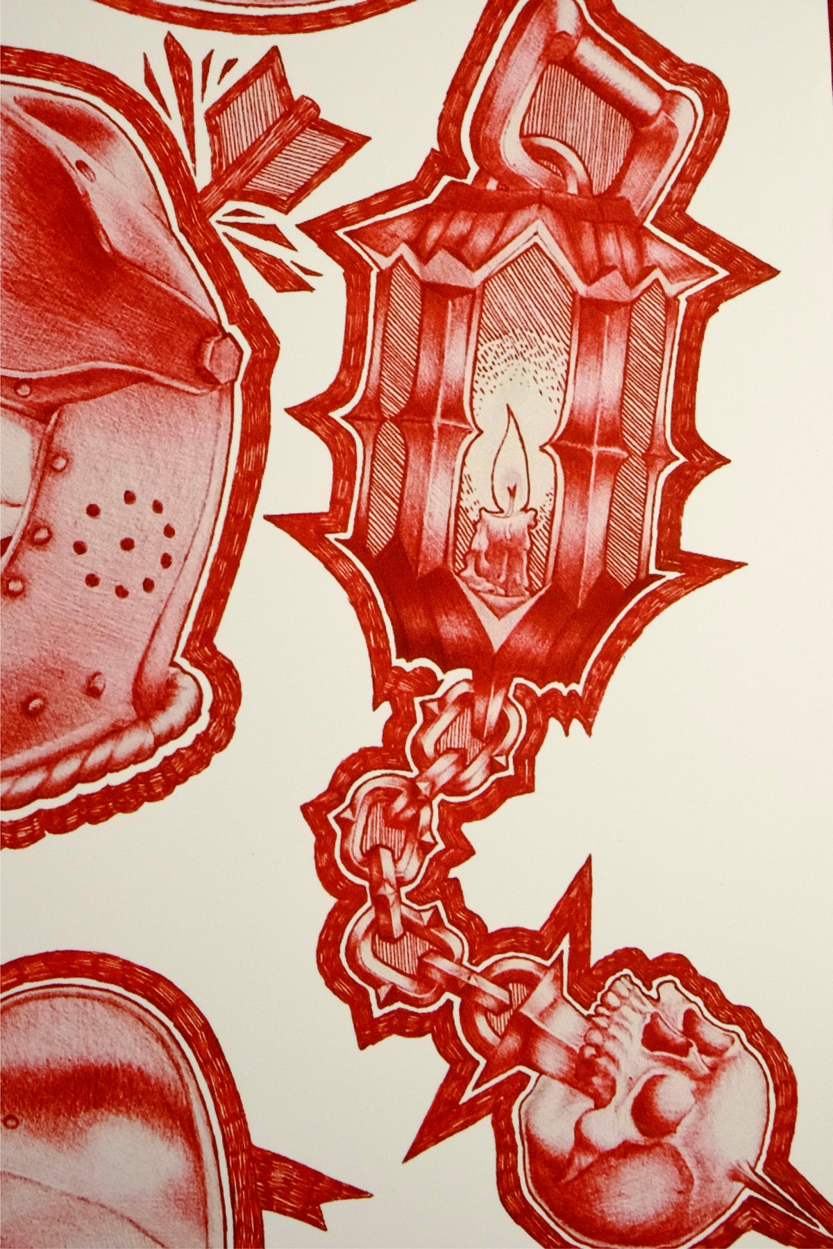Gallery Quality Print "Dark Fantasy Flash Sheet"